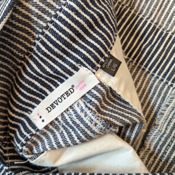 Hickory Stripes Shortalls - Picture 10 of 13